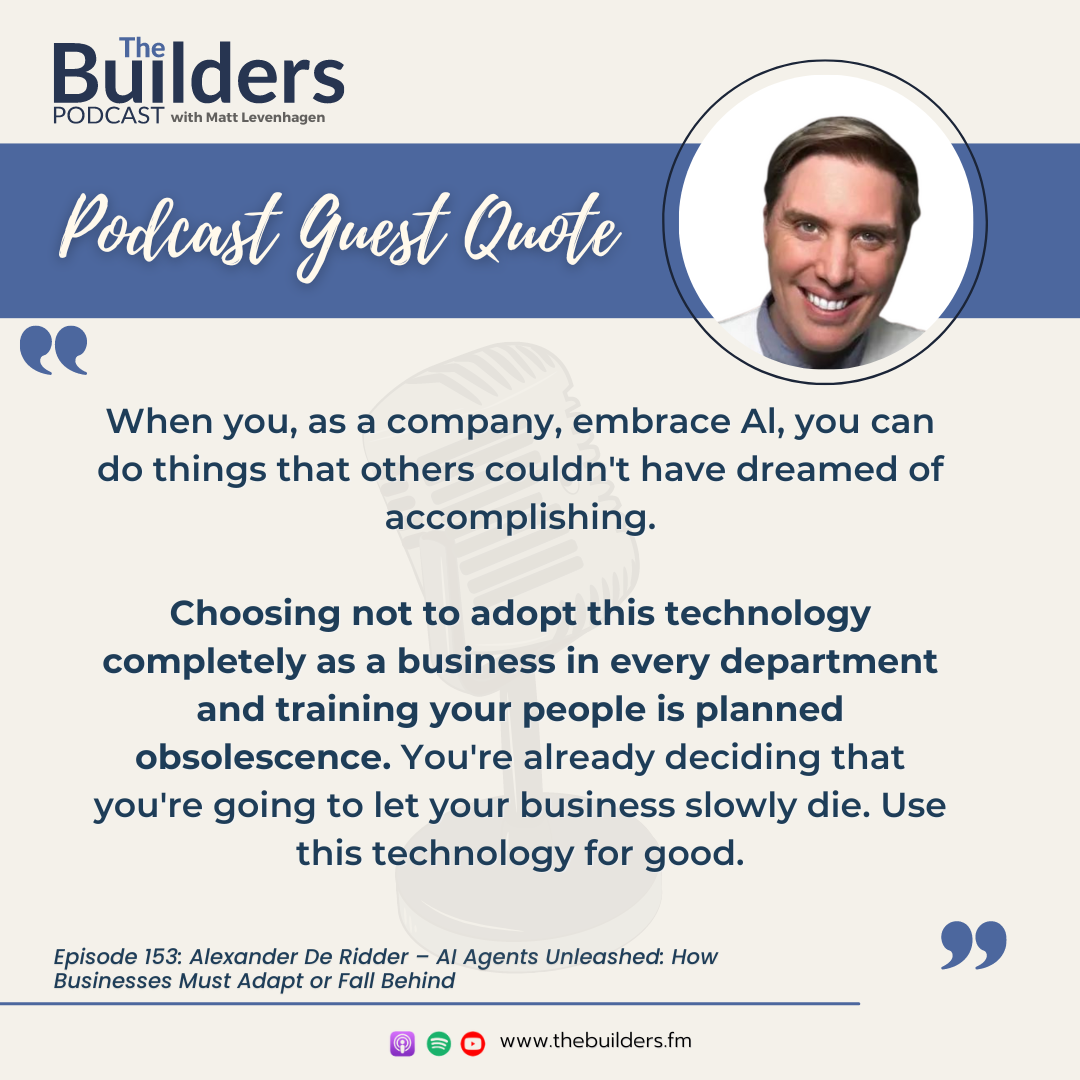 Episode 153: Alexander De Ridder - AI Agents Unleashed: How Businesses ...